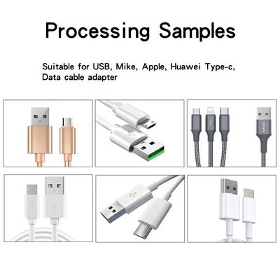 USB 데이터 케이블 접착선 프로세스 머신 간편한 조작 반 자동 청소 디스펜서