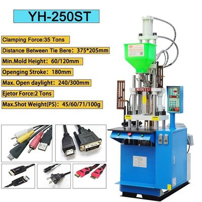 안정적인 성능 YH-250ST Ac Dc 와이어 케이블 플러그 가정용 주사 폼 머신