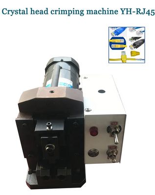 작은 다이아몬드 RJ45 및 RJ11 네트워크 크리스탈 헤드를위한 25mm 스트로크 크림프링 머신