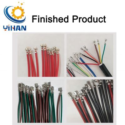 와이어 범위 0.01-0.75mm2 다극 와이어 스트리핑 크림프 프레스 기계 케이블