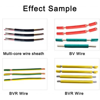 작은 USB 케이블 와이어 스트립머 기계 BVR 와이어 0.1-2.5mm2를 위한 절단 및 스트립머