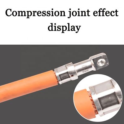 240mm2 와이어 레인지 세르보 모터 드라이브 헥사곤 모양 터미널 크림핑 다이 머신 설계
