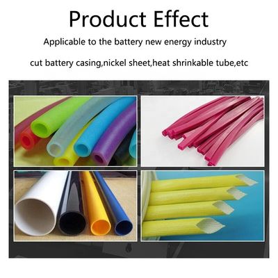 절단 너비 1-100mm PVC 튜브 절단 기계 지능형 플라스틱 튜브 슬라이브