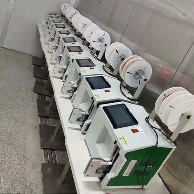 200W 전원 공급 장치로 실리콘 고무 밴드 및 케이블 와이어 묶기 기계