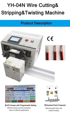 와이어 범위 0.1-1.5mm2 AWG16-AWG32 고속 와이어 절단 스트리핑 트위싱 머신
