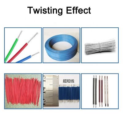 와이어 범위 0.1-1.5mm2 AWG16-AWG32 고속 와이어 절단 스트리핑 트위싱 머신