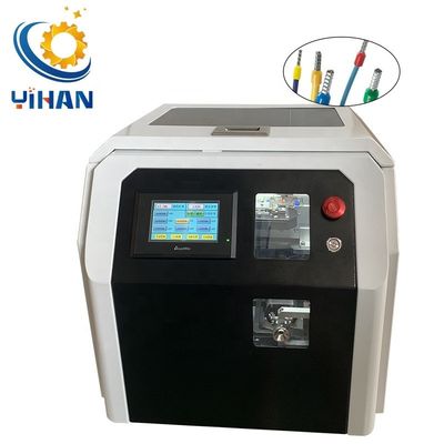 빠르고 정확한 와이어 터미널 스트립링 0.75-1.0mm2 와이어 범위를 위한 크림프링 기계
